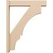 Ekena Millwork 5 1/2-in W x 26-in D x 34-in H Balboa Block Rough Cedar Woodgrain TimberThane Outlooker, Primed Tan OUTUR055X26X34BOA44RCPR - alternate 3